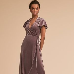 BHLDN Thrive Velvet Dress